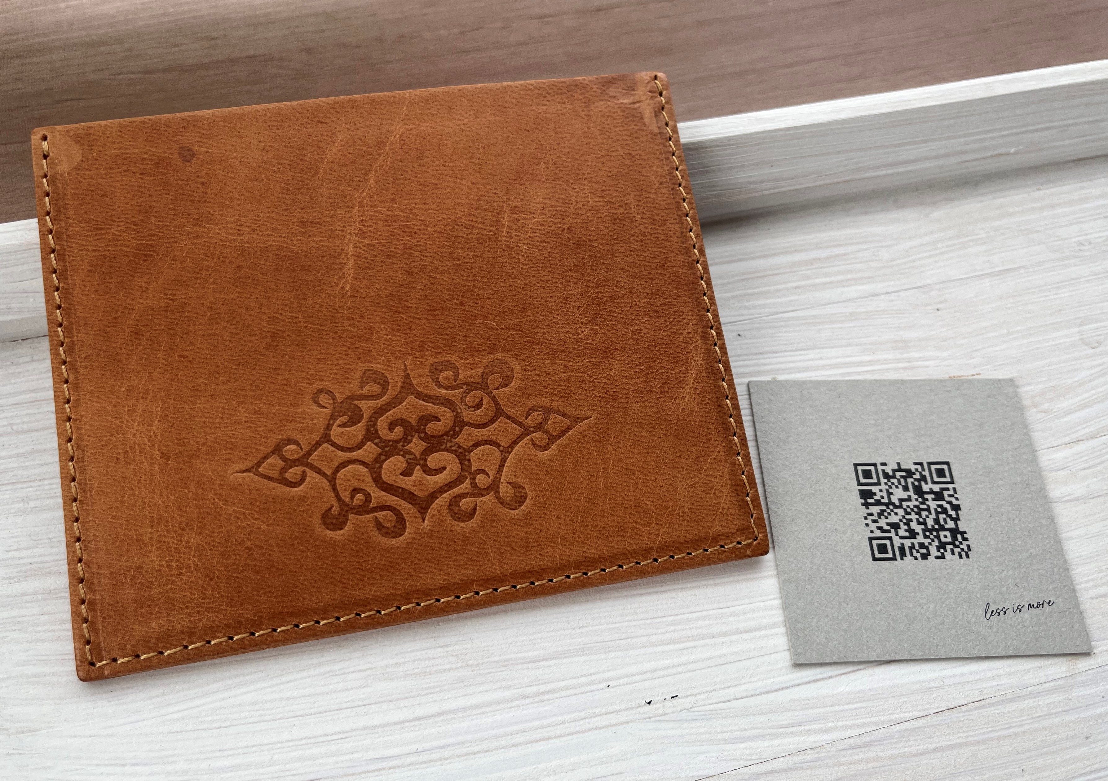 エゾ鹿革slim mini wallet